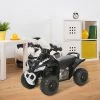 Aosom NO Power Ride on Car for Kids 4 Wheel Foot-to-Floor Sliding Walking Push Along ATV Toy for 18-36 Months