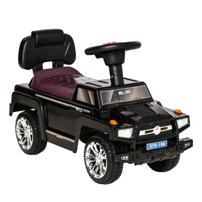 Aosom Ride on Sliding Car Toy SUV Style Baby Toddler Foot to Floor Slider Stroller w/ Horn Music Working Lights Hidden Storage Anti-overturning System 8 Aosom Ride on Sliding Car Toy SUV Style Baby Toddler Foot to Floor Slider Stroller w/ Horn Music Working Lights Hidden Storage Anti-overturning System - Image 8