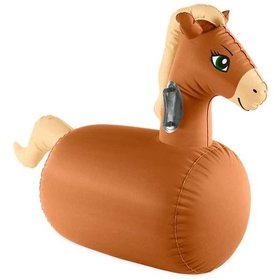 HearthSong Set of 2 Inflatable Ride-On Horses Hippity Hop Toy for Kids' Active Play 2 HearthSong Set of 2 Inflatable Ride-On Horses Hippity Hop Toy for Kids' Active Play - Image 2