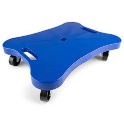Champion Sports Contoured Plastic Scooter with Handles, Blue
