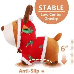 iPlay, iLearn, Bouncy Pals Holiday Friends Hopper Toy, Plush, Inflatable Ride-On Hopping Toy, Christmas Sweater Reindeer, Ages 18 Months and Up -Riding Toys, Scooters & Hoverboards shop unnamed file 4176