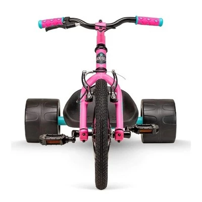 Madd Gear Drift Trike 16 Inch Tricycle with Adjustable Seat and Flag for Boys and Girls Ages 5 and Up, 150 Pound Weight Capacity, Pink 1 Madd Gear Drift Trike 16 Inch Tricycle with Adjustable Seat and Flag for Boys and Girls Ages 5 and Up, 150 Pound Weight Capacity, Pink