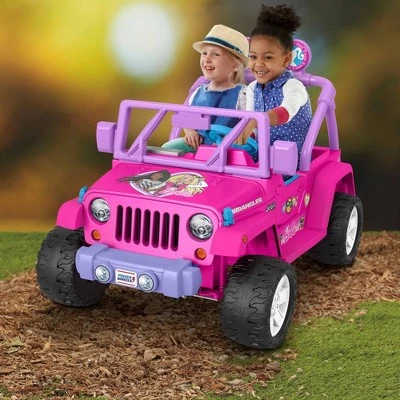 Power Wheels 12V Barbie Jeep Powered Ride-On 1 Power Wheels 12V Barbie Jeep Powered Ride-On