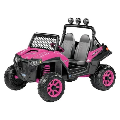 Peg Perego 12V Polaris RZR 900 Powered Ride-On - Pink 1 Peg Perego 12V Polaris RZR 900 Powered Ride-On - Pink