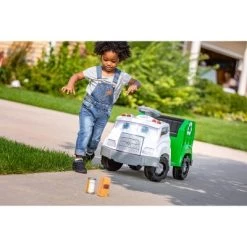 KidTrax Kid Trax 6V Real Rigs Recycling Truck Interactive Powered Ride-On - Green/White -Riding Toys, Scooters & Hoverboards shop unnamed file 4339
