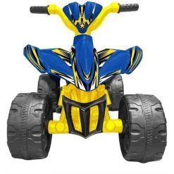Kid Motorz 6V Xtreme Quad Powered Ride-On - Blue/Yellow