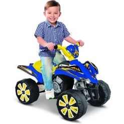 Kid Motorz 6V Xtreme Quad Powered Ride-On - Blue/Yellow -Riding Toys, Scooters & Hoverboards shop unnamed file 4490