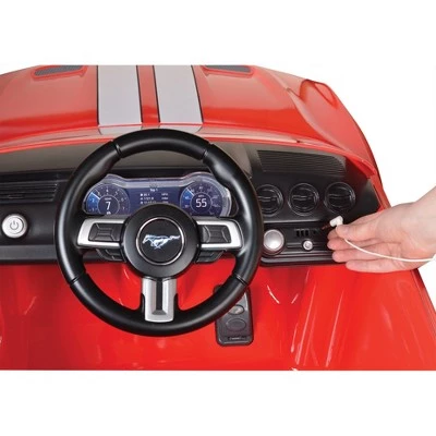 Rollplay 6V Ford Mustang Powered Ride-On - Red 3 Rollplay 6V Ford Mustang Powered Ride-On - Red - Image 3