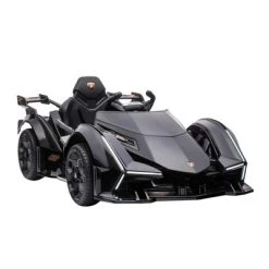 Aosom Kids Ride On Sports Car, 12V Battery Powered Electric Toy, w/ Parent Remote Control, Bluetooth, Horn, Music & LED Headlights Taillights, for 3-6 Years Old, Black -Riding Toys, Scooters & Hoverboards shop unnamed file 4596