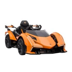 Aosom Kids Ride On Sports Car, 12V Battery Powered Electric Toy, w/ Parent Remote Control, Bluetooth, Horn, Music & LED Headlights Taillights, for 3-6 Years Old, Black -Riding Toys, Scooters & Hoverboards shop unnamed file 4599