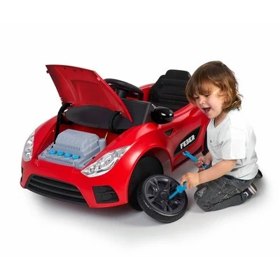 Feber 6V My Real Car 6-in-1 Breakdown Powered Ride-On - Red 5 Feber 6V My Real Car 6-in-1 Breakdown Powered Ride-On - Red - Image 5