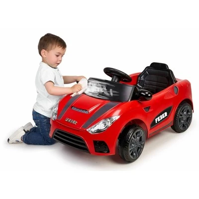 Feber 6V My Real Car 6-in-1 Breakdown Powered Ride-On - Red 6 Feber 6V My Real Car 6-in-1 Breakdown Powered Ride-On - Red - Image 6