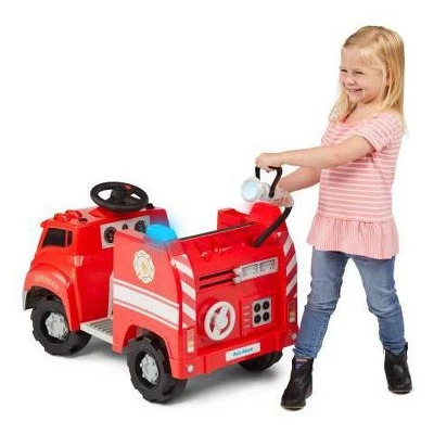 KidTrax Kid Trax 6V Real Rigs Fire Truck Powered Ride-On 1 KidTrax Kid Trax 6V Real Rigs Fire Truck Powered Ride-On