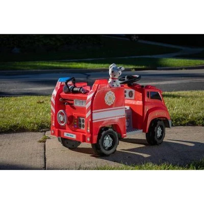 KidTrax Kid Trax 6V Real Rigs Fire Truck Powered Ride-On 2 KidTrax Kid Trax 6V Real Rigs Fire Truck Powered Ride-On - Image 2