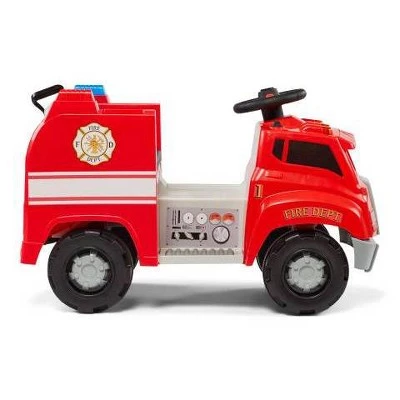 KidTrax Kid Trax 6V Real Rigs Fire Truck Powered Ride-On 5 KidTrax Kid Trax 6V Real Rigs Fire Truck Powered Ride-On - Image 5