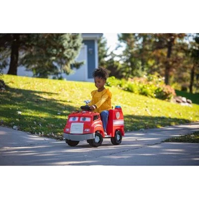 KidTrax Kid Trax 6V Real Rigs Fire Truck Powered Ride-On 6 KidTrax Kid Trax 6V Real Rigs Fire Truck Powered Ride-On - Image 6