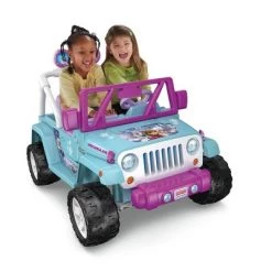 Power Wheels 12V Disney Princess Frozen Jeep Wrangler Powered Ride-On