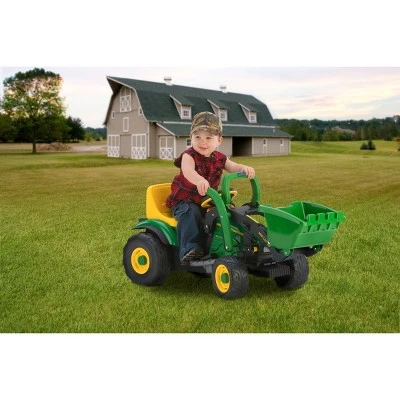 Peg Perego 6V John Deere Mini Loader Powered Ride-On - Green 6 Peg Perego 6V John Deere Mini Loader Powered Ride-On - Green - Image 6