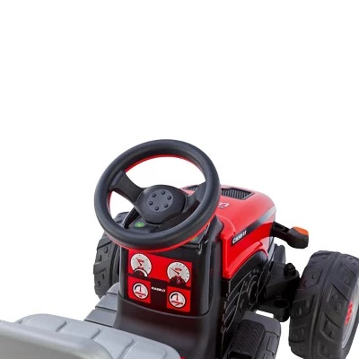 Peg Perego 6V Case Lil Tractor with Trailer Powered Ride-On - Red 1 Peg Perego 6V Case Lil Tractor with Trailer Powered Ride-On - Red
