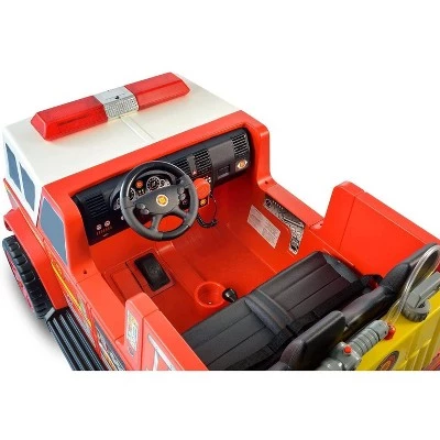 Kid Motorz 12V Fire Engine Two Seater Powered Ride-On 2 Kid Motorz 12V Fire Engine Two Seater Powered Ride-On - Image 2