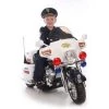 Kid Motorz 12V Police Motorcycle Powered Ride-On - White