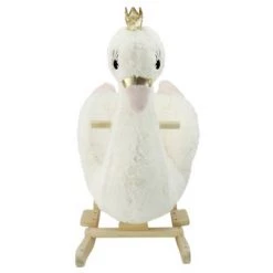 Animal Adventure Soft Landing Joyrides Swan Children's Rocker
