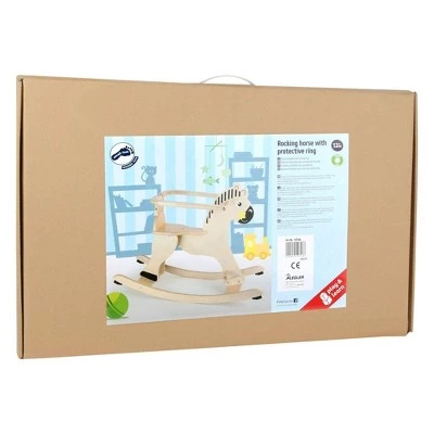 Small Foot Wooden Toys Natural Wooden Rocking Horse With Removable Protective Ring 3 Small Foot Wooden Toys Natural Wooden Rocking Horse With Removable Protective Ring - Image 3