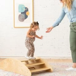 ECR4Kids Birch Rocking Boat and Steps, 2-in-1 Wooden Play Center for Motor Development for Toddlers -Riding Toys, Scooters & Hoverboards shop unnamed file 4992