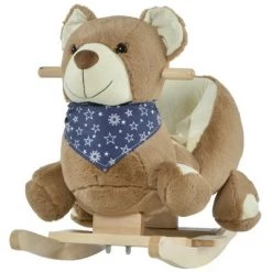 Qaba Kids Ride-On Rocking Horse Toy Bear Style Rocker with Fun Music & Soft Plush Fabric for Children 18-36 Months 7 Qaba Kids Ride-On Rocking Horse Toy Bear Style Rocker with Fun Music & Soft Plush Fabric for Children 18-36 Months -Riding Toys, Scooters & Hoverboards shop unnamed file 5003