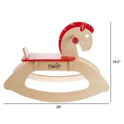 Happy Trails Rocking Horse Ride-on Toy for Children-Classic Wooden Rocker-Helps Develop Strength, Balance and Coordination- Fun for Boys and Girls -Riding Toys, Scooters & Hoverboards shop unnamed file 5027