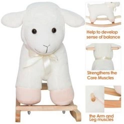 Qaba Lamb Rocking Horse Sheep Nursery Stuffed Animal Ride On Rocker for Kids Wooden Plush 9 Qaba Lamb Rocking Horse Sheep Nursery Stuffed Animal Ride On Rocker for Kids Wooden Plush -Riding Toys, Scooters & Hoverboards shop unnamed file 5045