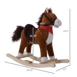 Qaba Kids Plush Toy Rocking Horse Ride on with Realistic Sounds with Red Scarf 10 Qaba Kids Plush Toy Rocking Horse Ride on with Realistic Sounds with Red Scarf -Riding Toys, Scooters & Hoverboards shop unnamed file 5076