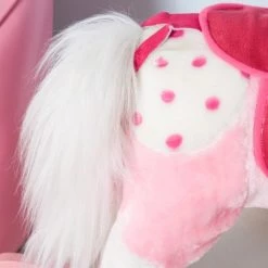 Qaba Kids Plush Interactive Rocking Horse Pony Toy with Realistic Sounds -Riding Toys, Scooters & Hoverboards shop unnamed file 5092