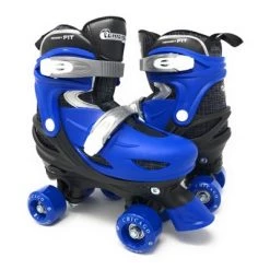 Chicago Skates Deluxe Kids' Quad Roller Skate Combo Set - Black/Blue -Riding Toys, Scooters & Hoverboards shop unnamed file 5232
