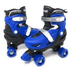 Chicago Skates Deluxe Kids' Quad Roller Skate Combo Set - Black/Blue -Riding Toys, Scooters & Hoverboards shop unnamed file 5235