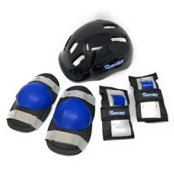 Chicago Skates Deluxe Kids' Quad Roller Skate Combo Set - Black/Blue -Riding Toys, Scooters & Hoverboards shop unnamed file 5239