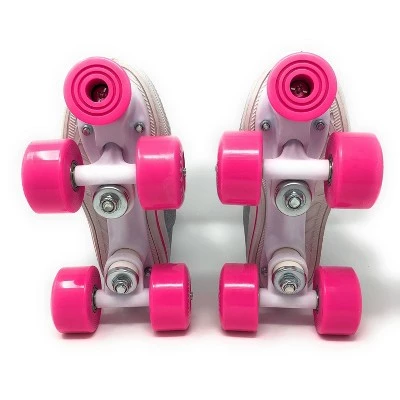 Chicago Skates Fashion Kids' Quad Roller Skate - Blue/Silver 3 Chicago Skates Fashion Kids' Quad Roller Skate - Blue/Silver - Image 3