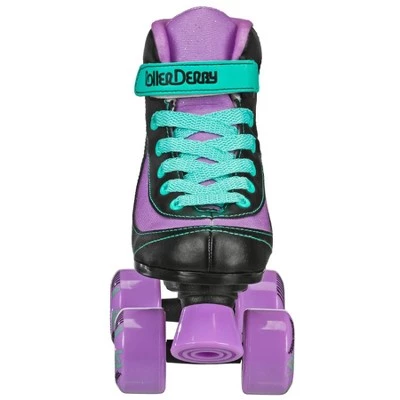 Roller Derby FireStar Youth Kids' Roller Skate - Purple/Black/Mint 4 Roller Derby FireStar Youth Kids' Roller Skate - Purple/Black/Mint - Image 4
