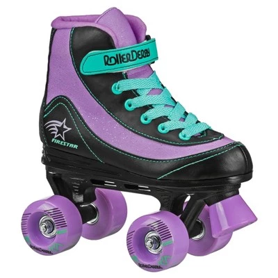 Roller Derby FireStar Youth Kids' Roller Skate - Purple/Black/Mint 6 Roller Derby FireStar Youth Kids' Roller Skate - Purple/Black/Mint - Image 6