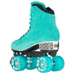 Crazy Skates Evoke Roller Skates For Women - Stylish Suede Quad Skates