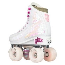 Crazy Skates Glitz Adjustable Roller Skates For Women And Girls - Size Adjustable To Fit 4 Sizes