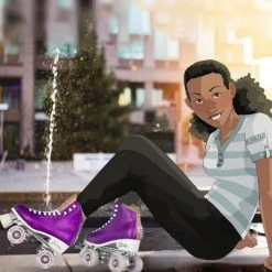 Crazy Skates Glam Roller Skates For Women And Girls - Dazzling Glitter Sparkle Quad Skates -Riding Toys, Scooters & Hoverboards shop unnamed file 5740