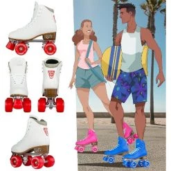 Crazy Skates Retro Roller Skates - Classic Style Quad Skates For Women And Girls 6 Crazy Skates Retro Roller Skates - Classic Style Quad Skates For Women And Girls -Riding Toys, Scooters & Hoverboards shop unnamed file 5743