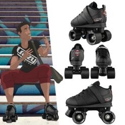 Crazy Skates Rocket Roller Skates - Men's Quad Skates 8 Crazy Skates Rocket Roller Skates - Men's Quad Skates -Riding Toys, Scooters & Hoverboards shop unnamed file 5791
