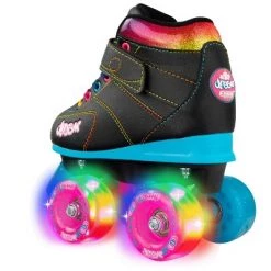 Crazy Skates Dream Roller Skates For Girls With Led Light-Up Wheels
