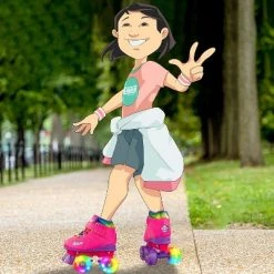Crazy Skates Dream Roller Skates For Girls With Led Light-Up Wheels -Riding Toys, Scooters & Hoverboards shop unnamed file 5805