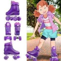 Crazy Skates Adjustable Roller Skates For Girls - Glitter Pop Collection - Size Adjustable To Fit Four Sizes -Riding Toys, Scooters & Hoverboards shop unnamed file 5831