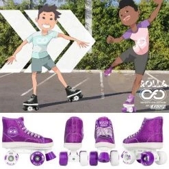 Crazy Skates Rolla Roller Skates For Girls - Sneaker-Style Kids Quad Skates -Riding Toys, Scooters & Hoverboards shop unnamed file 5875