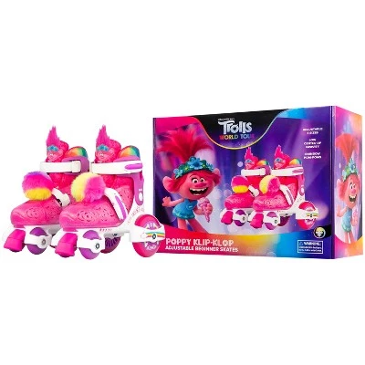 Crazy Skates Trolls Klip Klop Size Adjustable Roller Skates - Poppy From Trolls World Tour 5 Crazy Skates Trolls Klip Klop Size Adjustable Roller Skates - Poppy From Trolls World Tour - Image 5
