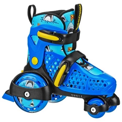 Roller Derby Fun Roll Boys' Jr Adjustable Roller Skate Pizza Shark 6 Roller Derby Fun Roll Boys' Jr Adjustable Roller Skate Pizza Shark - Image 6